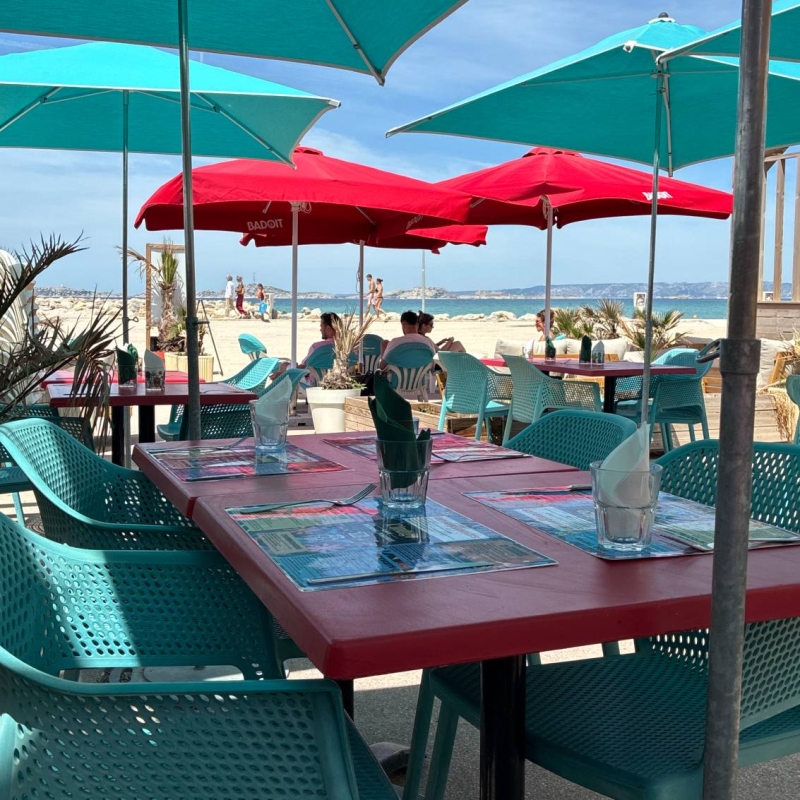 Plage - Indigo Café - Restaurant Mexicain Marseille - Restaurant Tex Mex Marseille